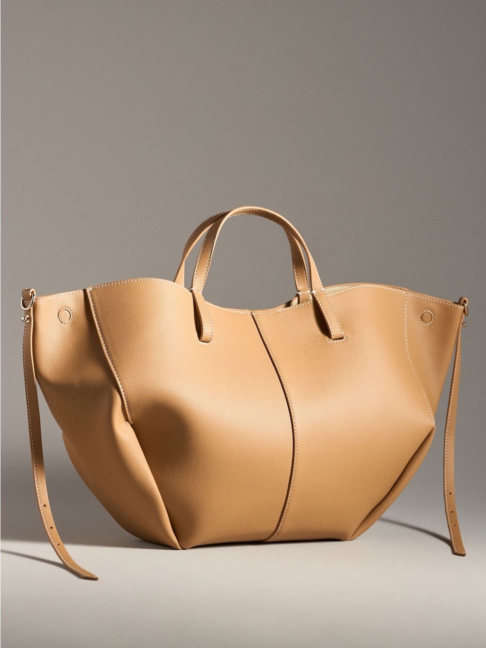 By Anthropologie Top-Handle Long Tote - Cognac